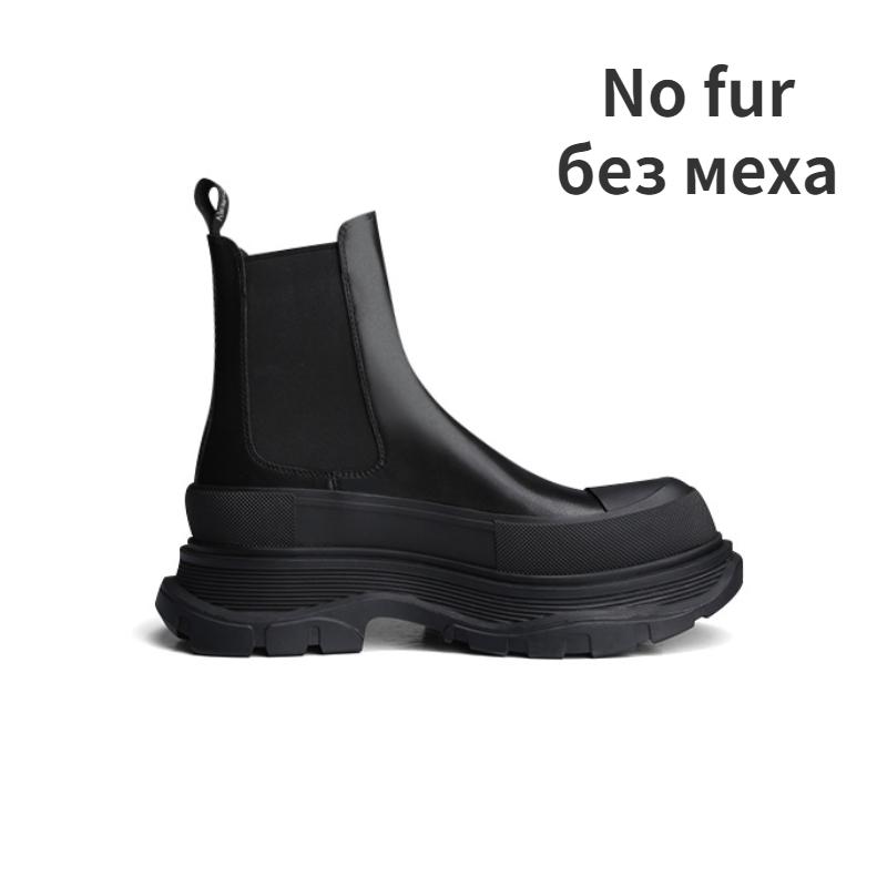 Women's Thick Bottom Boots  Autumn and Winter Marten Shoes Boots Designer Women's Shoes Knee High Chelsea Boots