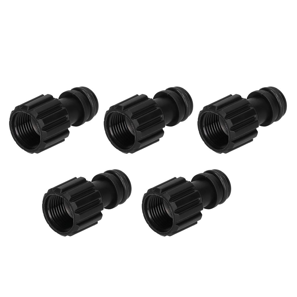 5 PIÈCES Raccord Mamelon Filetage Femelle G3/8 Connecteur Rapide Robinet en Plastique Eau Irrigation Jardin
