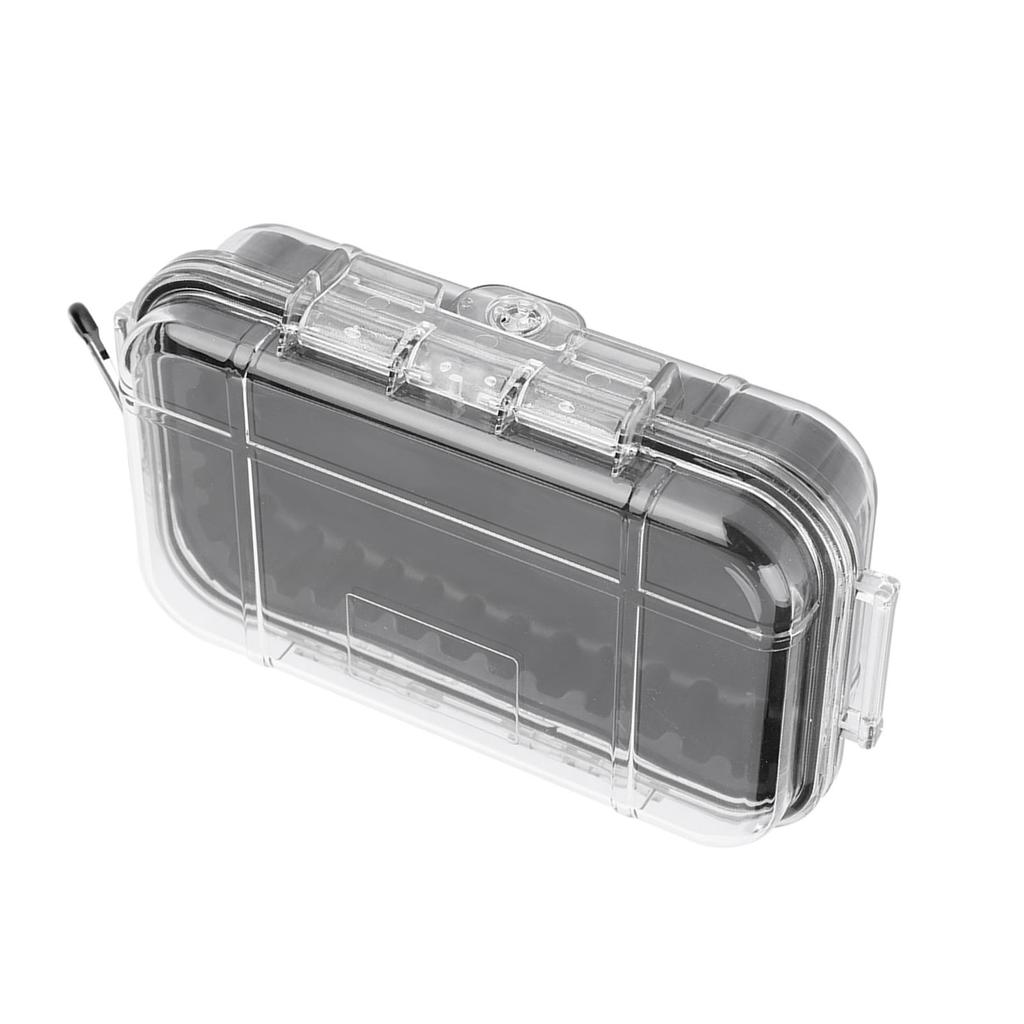 Outdoor Survival Shockproof Waterproof Storage Case Airtight Carry Box Container(Black)