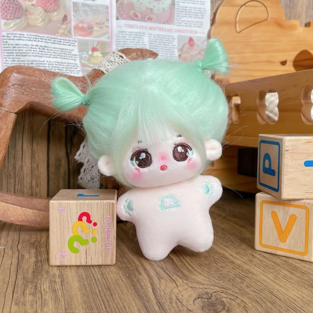 10cm Mini Kawaii Plush Cotton Doll Idol Starfish Body Stuffed Gemini Constellation Dolls Anime Figure Toys Fans Collection Gifts