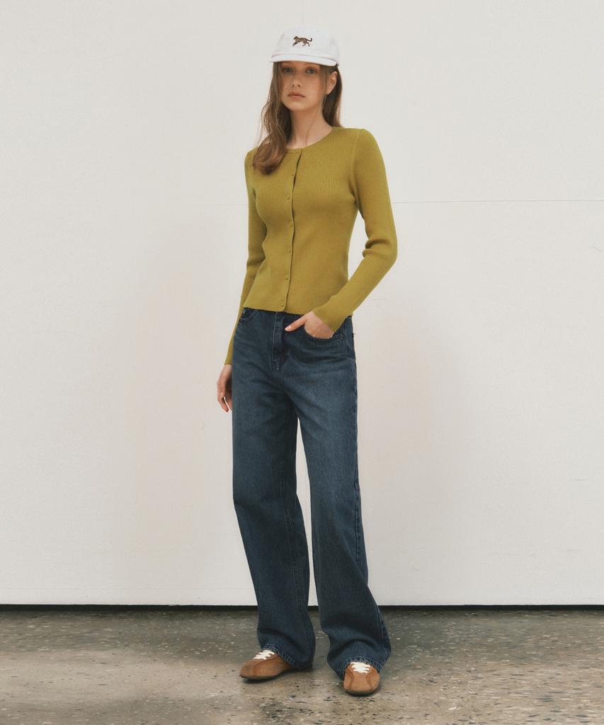 Wednesday Oasis For Woman Washable Sheer Knit Cardigan_Olive(Wc25-Kn35)
