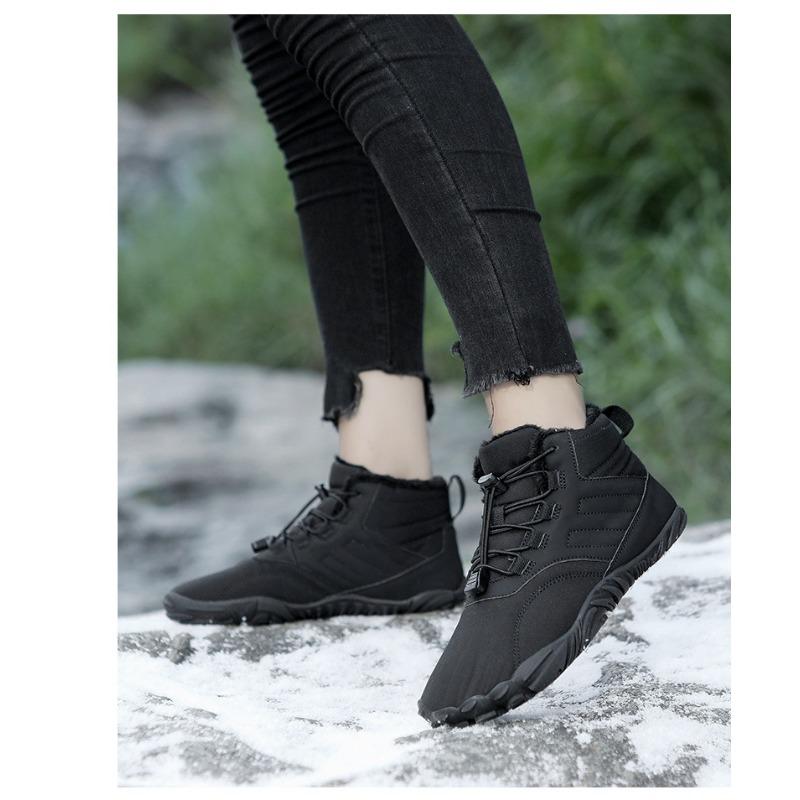 Outdoor Sports Shoes, Men and Women Padded Warm Boots, Wear-resistant Non-slip Snow Boots, Winter Thickening Couple Shoes