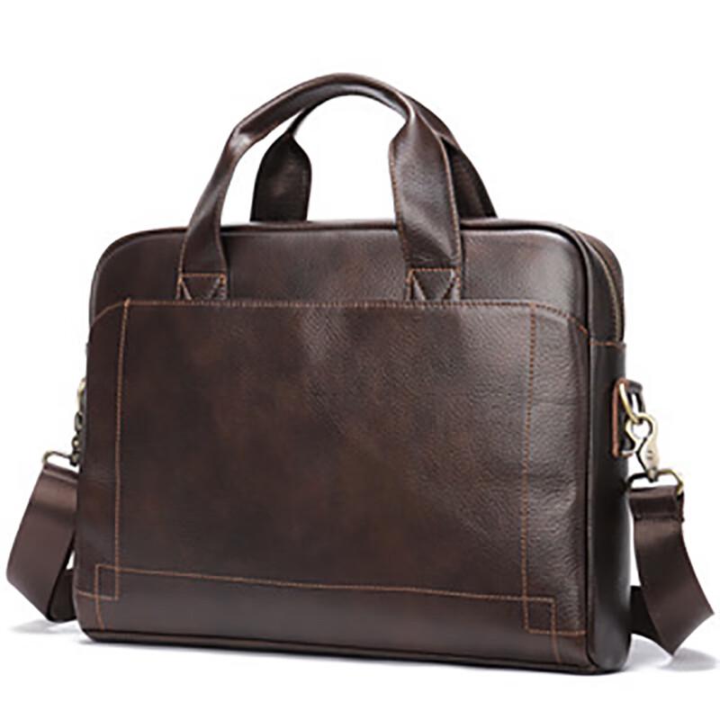 Men's Genuine Leather Business Briefcase