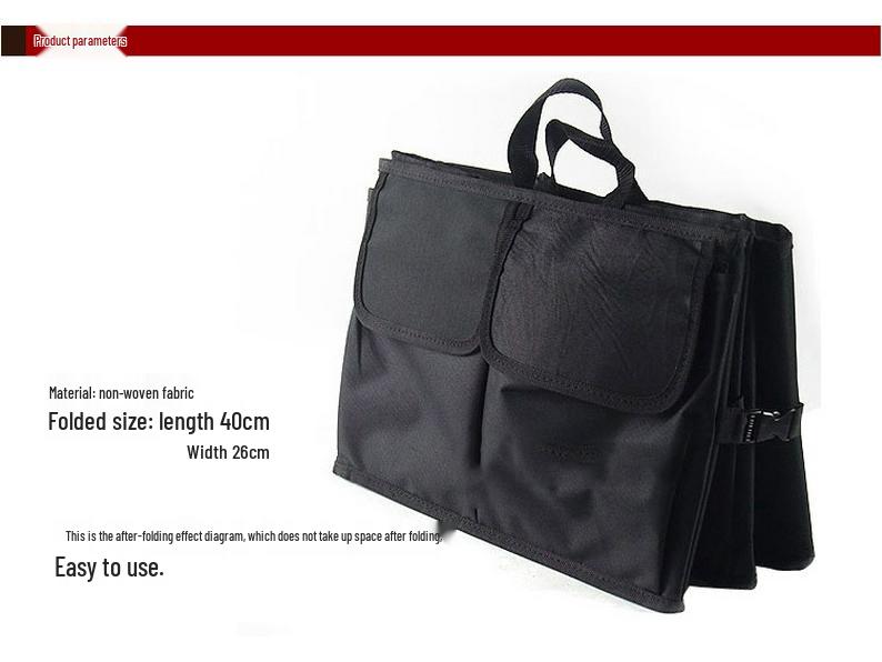 Organizador Plegable de Tela Oxford para Maletero de Coche: Caja de Almacenamiento Engrosada para Gran Capacidad