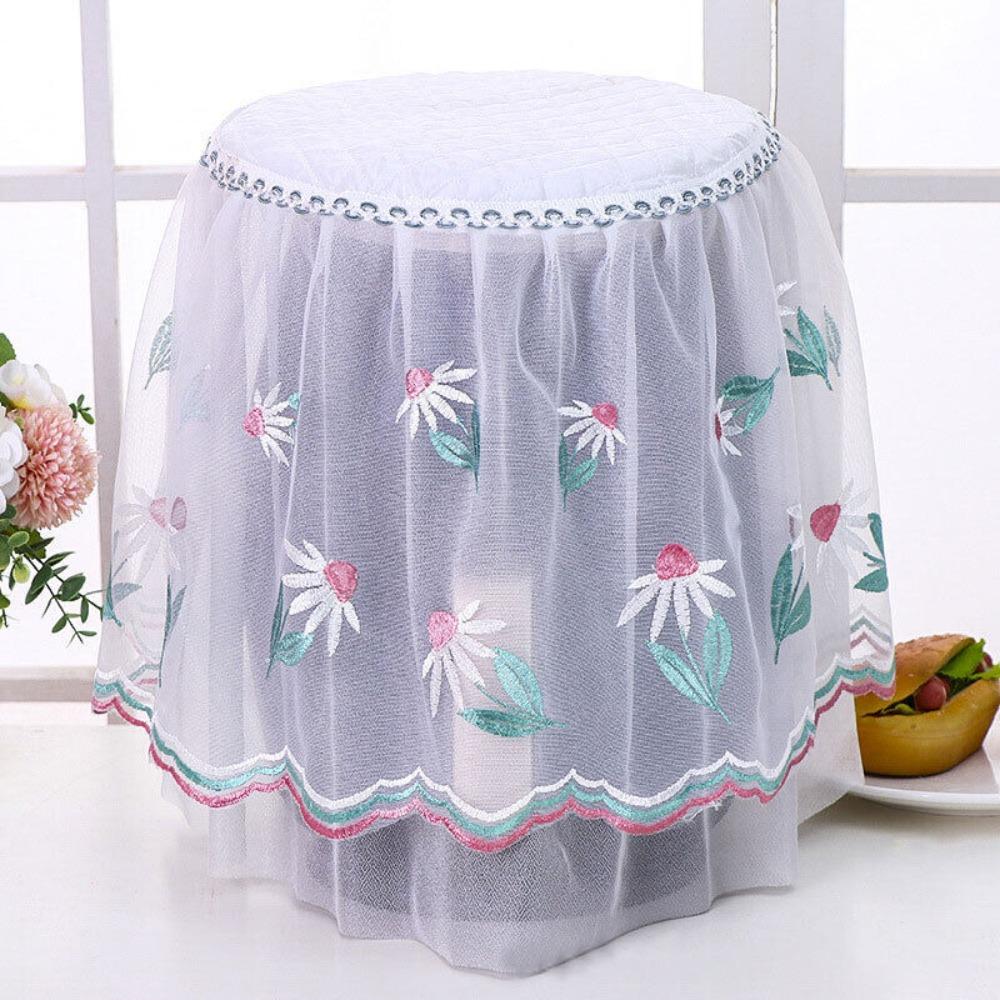 Pastoral Lace Air Fryer Dust Cover Kitchen Appliance Cover Pastoral Style Rice Cooker Cover Decorative Cover Embroidery
