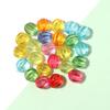 50Pcs/Lot 12mm Transparent Acrylic Pumpkin Beads Supplies For Jewelry Bracelets Earring DIY