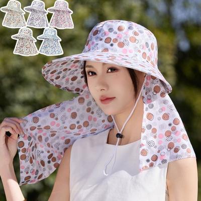 Breathable Fisherman Hat UV Protection Sun Protection Hat Fashion Wide Brim Hat  Summer Outdoor