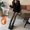 Women Thermal Leggings Winter Warm Sexy Elastic Translucent Pantyhose Female Fleece Thermal High Waist Slim Thicken Tight Pants