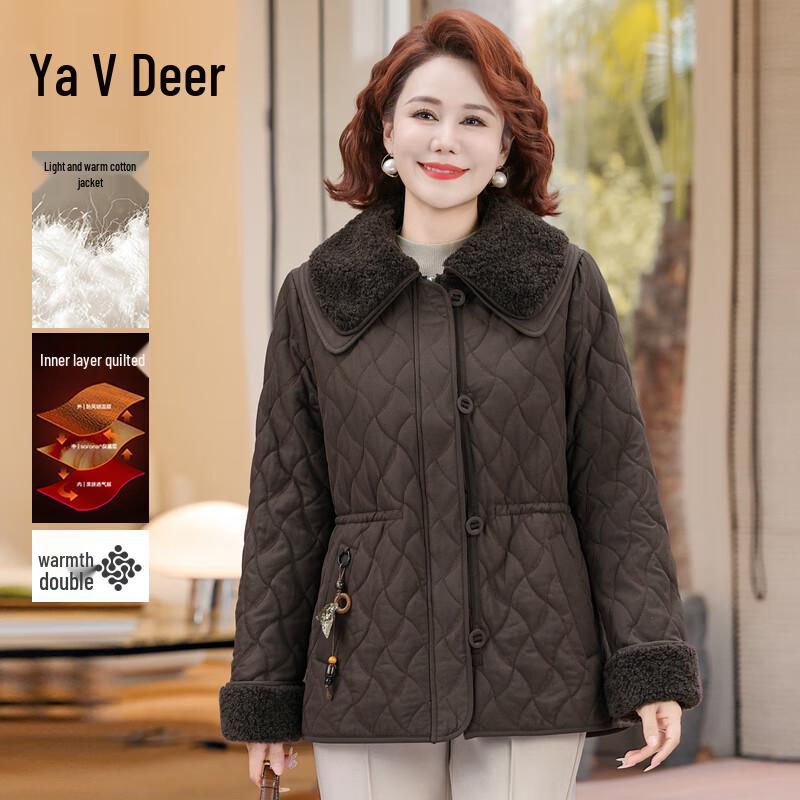 

Женская утолщенная теплая хлопковая куртка Yalu 4XL