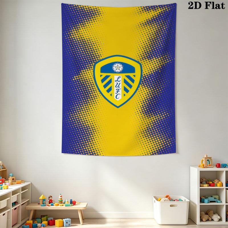 LUFC logo  Wall Hanging Printed Fabric Blanket Decorative Tapestries for Bedroom Living Room Home Decor