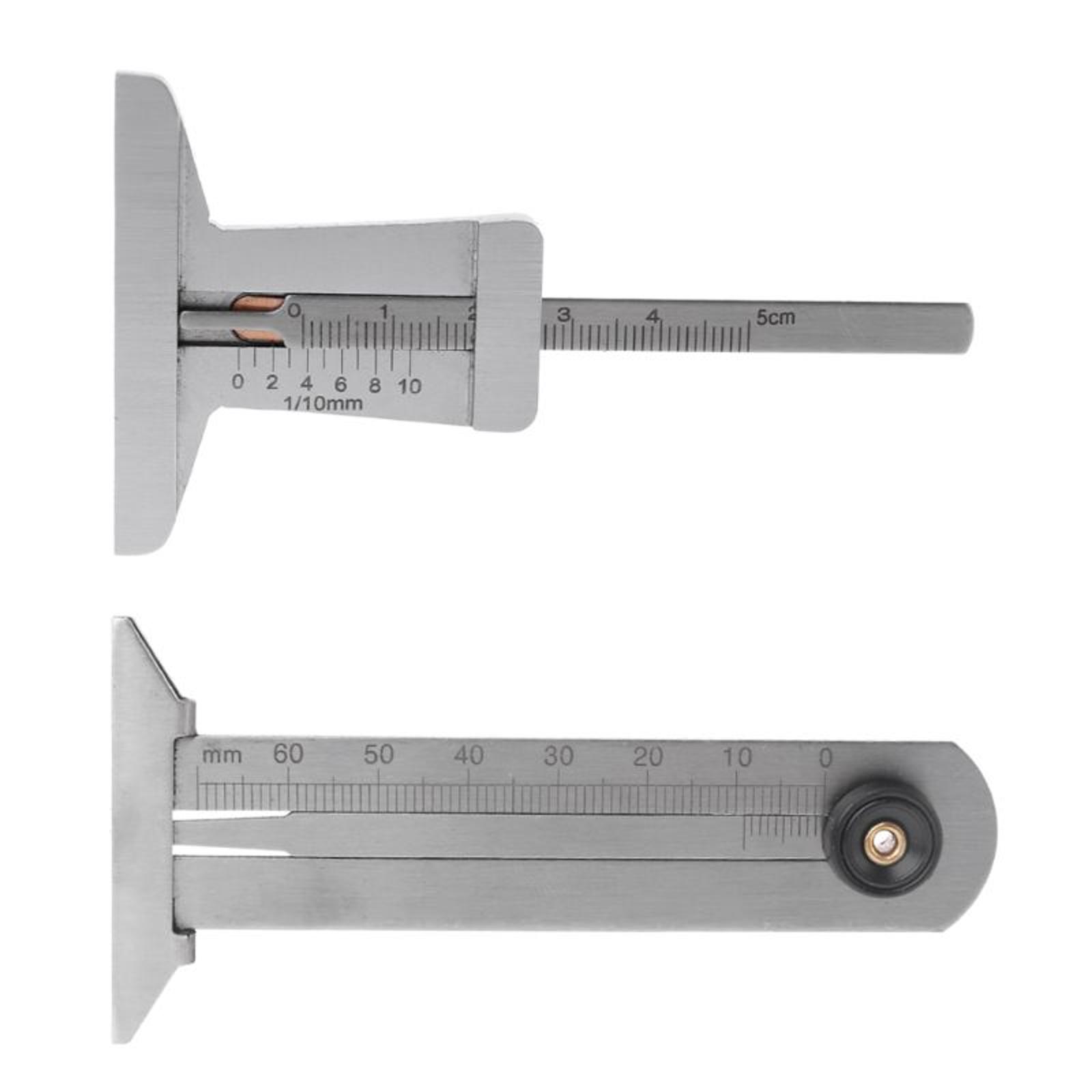 Tyre Tire High Accurate Tread Depth Gauge Tire Tread Depth Caliper 0-10mm Tire 1