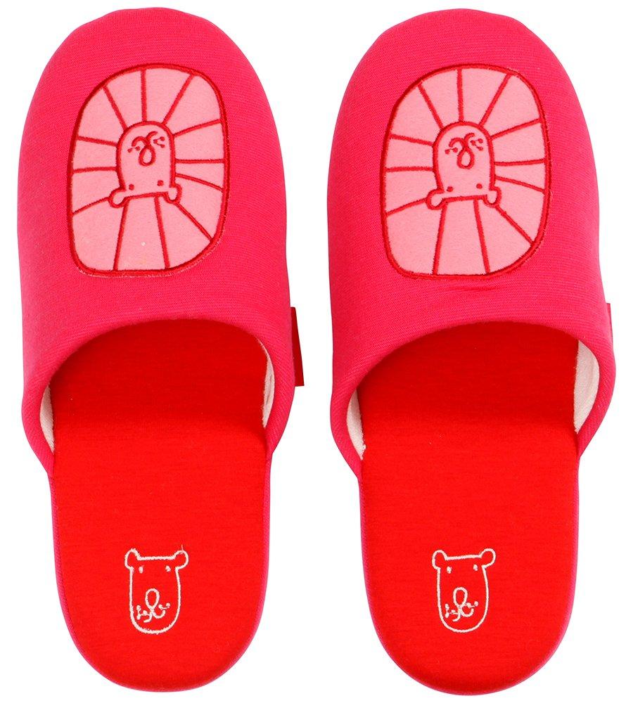 

Animal Lion Slippers Pink