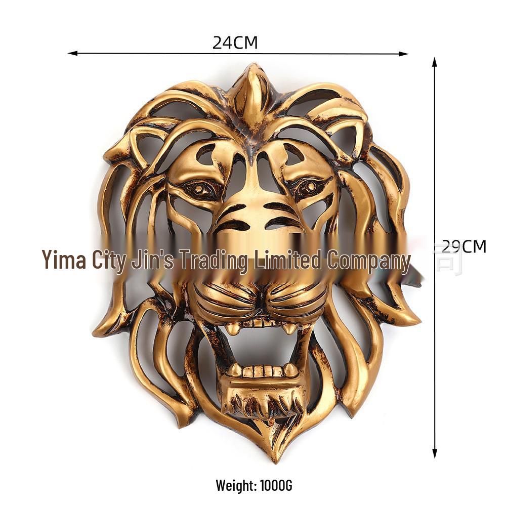 

Настенная скульптура и подвесное украшение в виде головы льва