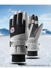 Men's Winter Ski Gloves: Warm, Water-Repellent, Touchscreen-Compatible, Fleece-Lined for Outdoor Sports, Climbing, and Cycling