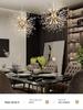 Nordic Dandelion Crystal Chandelier for Living Room or Bedroom