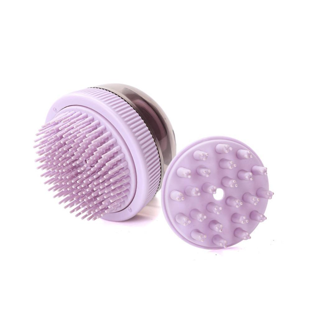 

ABS+TPR Pet Hair Comb Spaceship Shape Pet Massage Shower Brush Hygienic Grooming Tool Cat&Dog фіолетовий
