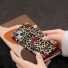 Leopardmönstrat Rosett Mjukt Skydd Fodral Mobilskal för Apple iPhone 17 14 Pro Max 16 XS XR 13 16e 12 Plus Air 11 15