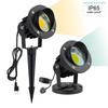 Cross 20W Waterproof LED Outdoor Landscape Spotlight with Plug for Garden, Courtyard, Lawn, and Tree Lighting