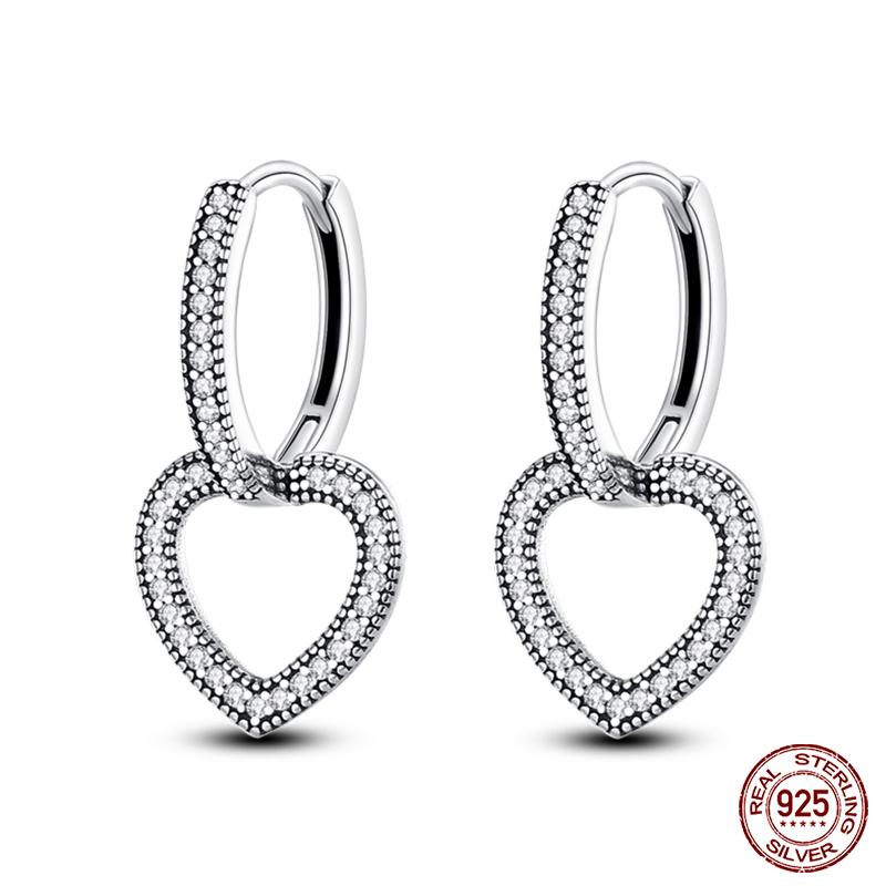 

Сережки-зірки зі справжнього срібла 925 проби для жінок, блискучі вушні шпильки з циркону, розкішні вишукані весільні прикраси для заручин, подарунок для дівчини