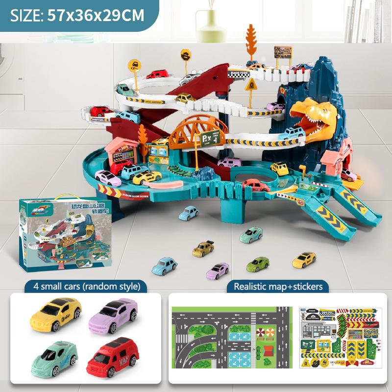 

Динозавр Panshan Highway Combination Rail Car Railway Track Car Toy Model Urban Puzzle Toys for Children Boy Birthday Gifts