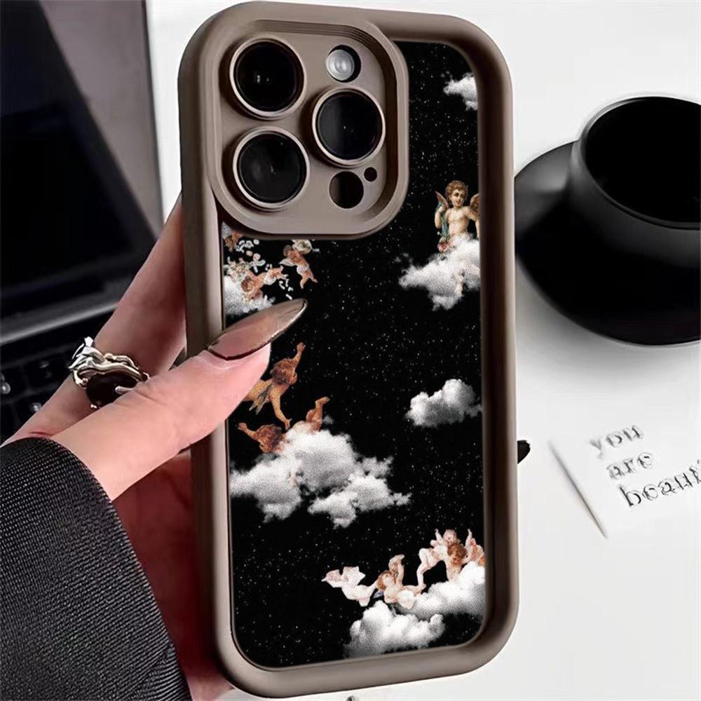 Angel Eye Soft TPU Phone Case for  Samsung A04 A05 A10 A30 A50 A13 A23 A53 A14 A24 A34 A54 A15 A25 A35 A55 S20 S23 FE S24 Ultra Ae51 Angel art design