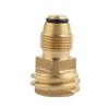 Propane LP TANK POL Service Valve to QCC Outlet Brass Adapter Part Camping Outdoor Propane Inflation Connector Gas Stove