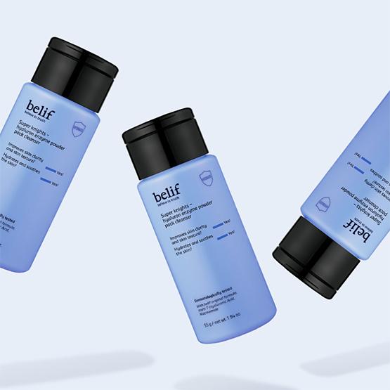 belif Super Rycerze Hialuronowy Enzymowy Puder do Mycia 55g