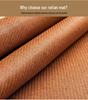 Foldable Double-Sided Ice Silk Summer Rattan Tatami Bamboo Mat