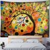 Tree of Life Tapestry Wall Hanging Room Decoration Aesthetics Yoga Mat Starry Sky Landscape Home Mural Decoration Altar Cloth