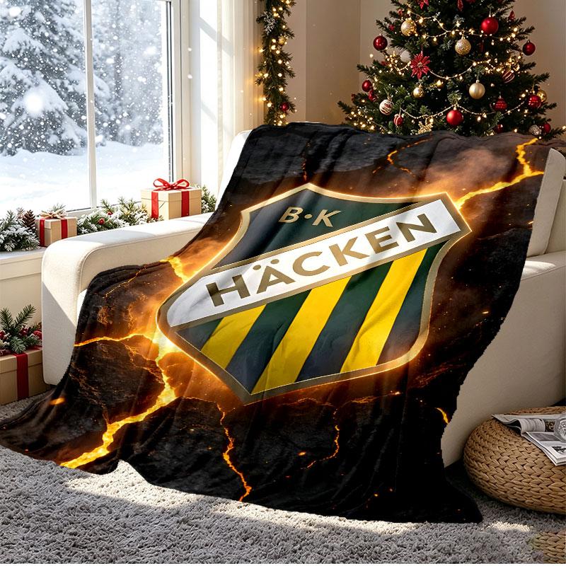 BK Hacken Pattern Blanket for Home Decoration, Bed, Sofa, Car Travel, Camping, Suitable for All Seasons, Birthday Christmas Gift