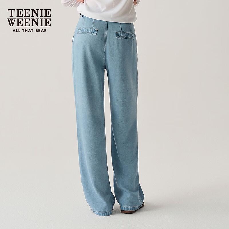 Teenie Weenie Women's 2025 Summer Loose Straight-Leg Jeans