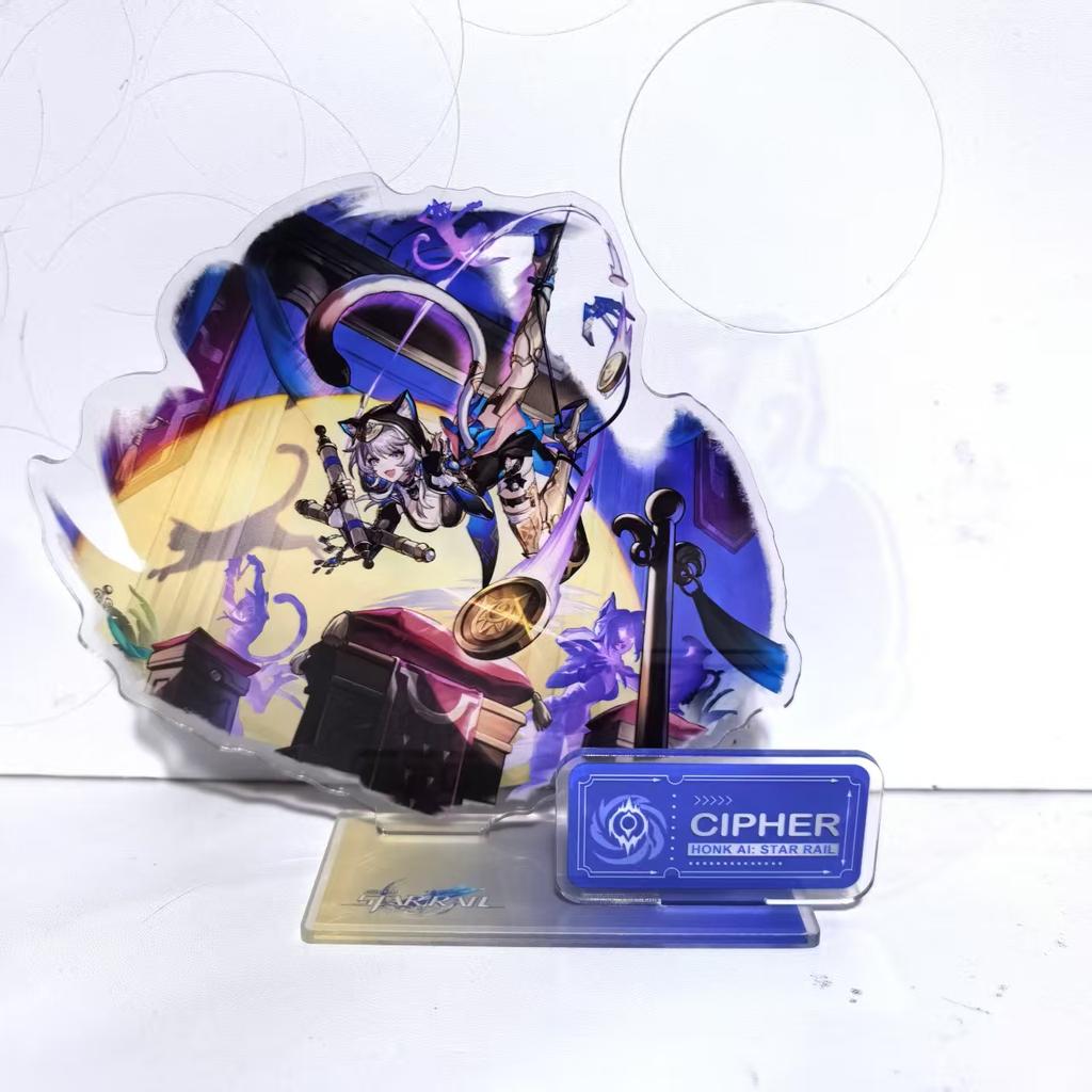 Game Figure Honkai: Star Rail Sunday Jiao Qiu Yunli Firefly Jingliu Acrylic Stand Model Plate Cosplay Anime Keychain Fans Gift