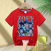 Summer kid Tops Fashion Baby Clothes Children Short Sleeve Tshirt Kpop Demon Hunte rs Saja Boy Print Casual Kids TShirt Girls