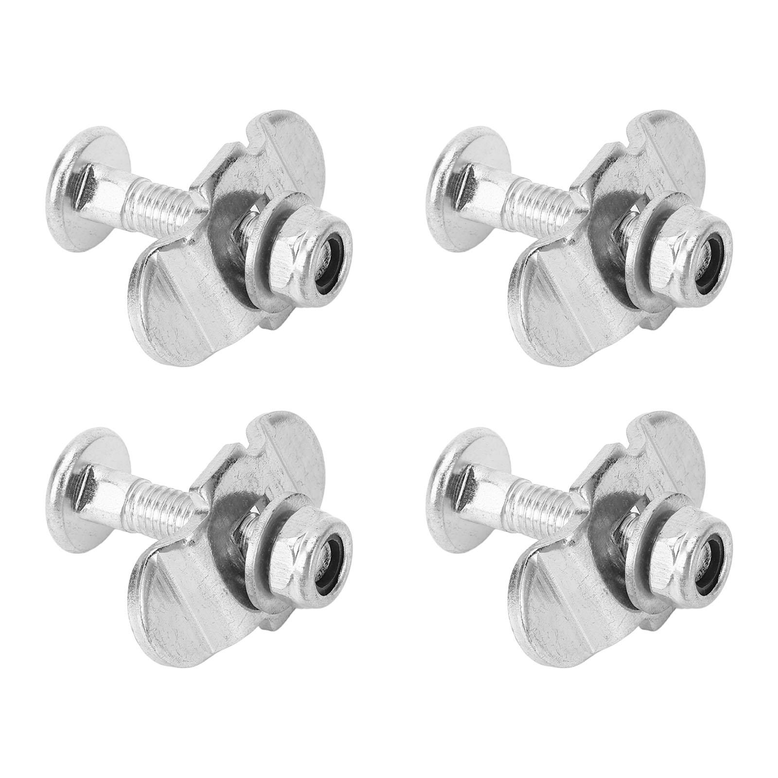 

4 шт. L-образная резьбовая винтовая фитинг-двойная шпилька Набор резьбовых фитингов-двойных шпилек Крепление для стяжки для кузова грузовика, прицепа