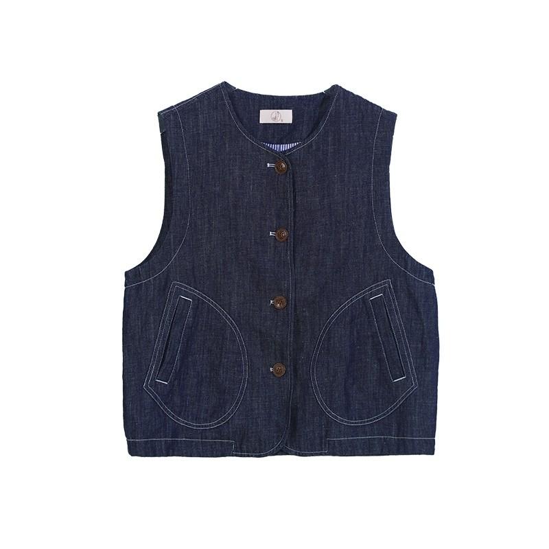 Vest Denim Women Summer Casual Sleeveless Shawl Casual Sleeveless Coat Camisole Vest Tops