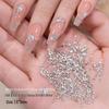 Nail Art Rhombus Beveled Ornaments: Super Sparkle Zirconia 2025 - Flat-Bottom Rhinestones for Ultra Sparkle Wearable Nail Decoration.