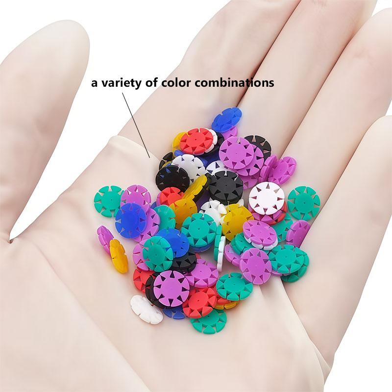 File per Canale Radicolare Dentale Anello Contatore in Silicone Tappetino di Gomma Piastra Contatore per File del Canale Radicolare Materiale Dentale Resistente alle Alte Temperature