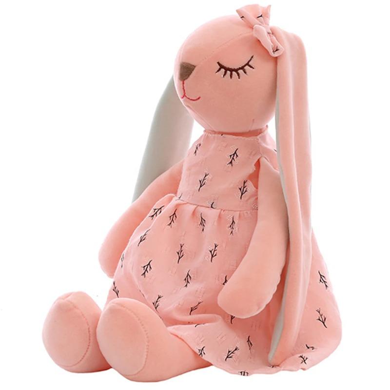 35/45cm Cartoon Long Ears Rabbit Doll Soft Plush Toys for Children Rabbit Sleeping Mate Stuffed Plush Animal Toys Easter Gifts
