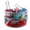 Iridescent Stainless Steel Long Tail Clips for Office and Household Use