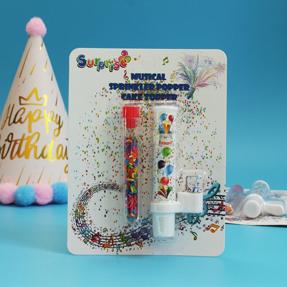 Surprise Candles Happy Birthday Cake Decorated Candles Creative Catapult Candy Effects Decorated Candles Cake Decorating Tools