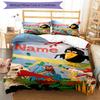 3Pcs Custom Name De Fabeltjeskrant Bedding Set Duvet Cover Closure Includes 1Duvet Cover 2Pillowcases Soft And Comfortable For All Seasons