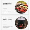 Handheld BBQ Fan Air Blower Large Air Flow Rechargeable BBQ Fan Variable Speed