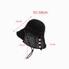 Summer Outdoor Sunshade Hat Women's Breathable Fisherman Hat Knitted Bucket Hat
