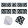 10Pcs Kitchen Tile Sticker Bathroom Mosaic Wall Sticker   Home Decor