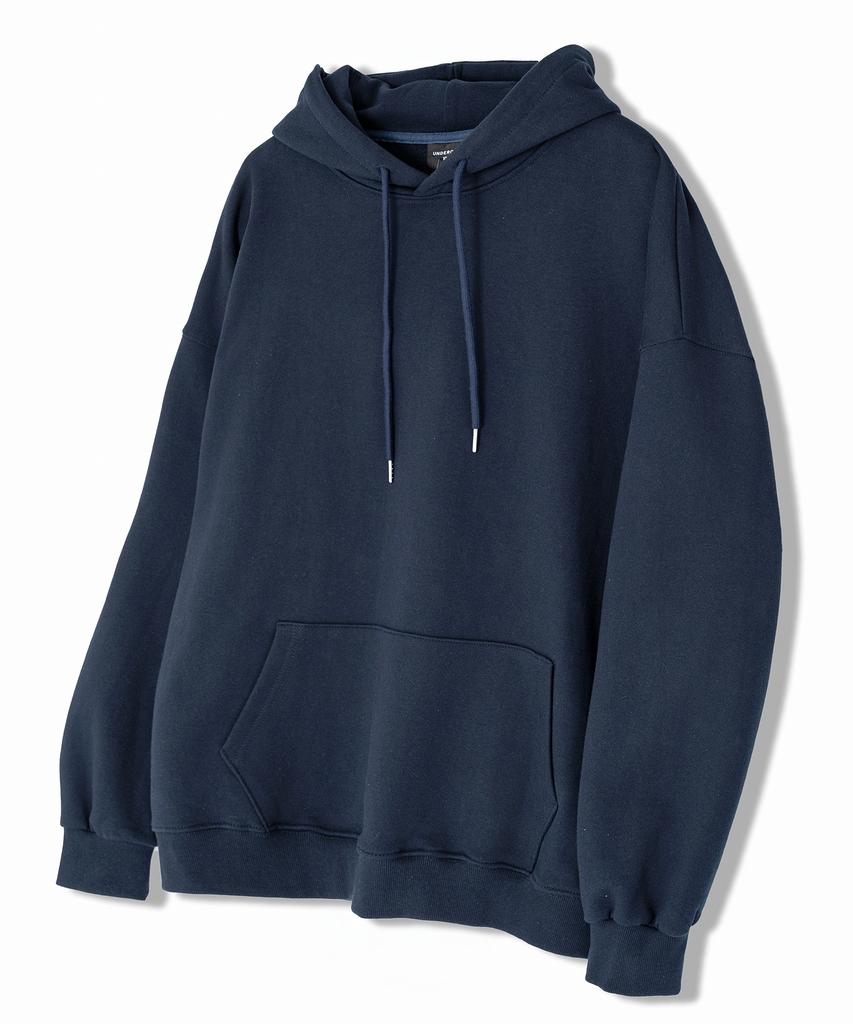 Authentic Relaxed Basic Hoodie Green