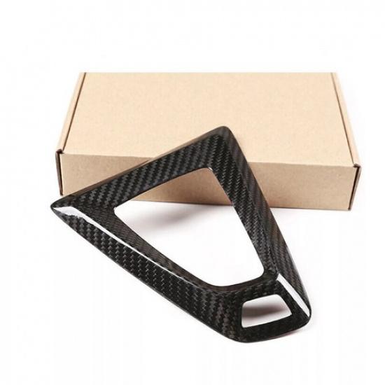 Wykończenie Surround Dźwigni Zmiany Biegów z Prawdziwego Włókna Węglowego Dla BMW M3 M4 F80 F82 2014-19