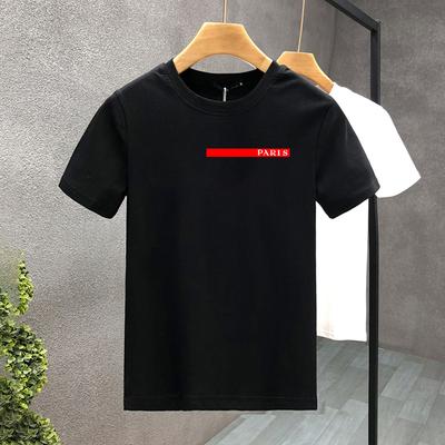 Luxusmarke Paris 100% Baumwolle Hochwertiger Druck Partner-T-Shirts Sommer Harajuku Für Männer/Frauen Kurzarm T-Shirt Asiatische Größe