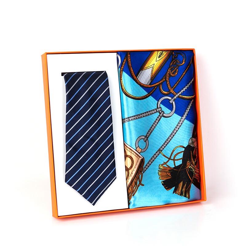 Men's Floral Tie & Scarf Gift Set