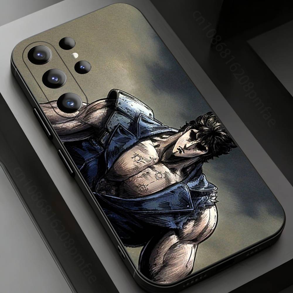 

Anime Fist of the North Star Phone case for Samsung Galaxy S24,25,26,23 22,21,S20 Plus Ultra FE soft fundas cases Samsung S21 s305G