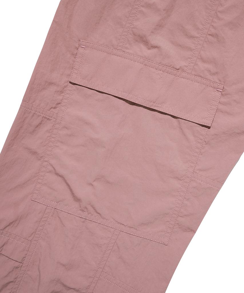 FALLETT Women'S Nylon Cargo Pants Pink
